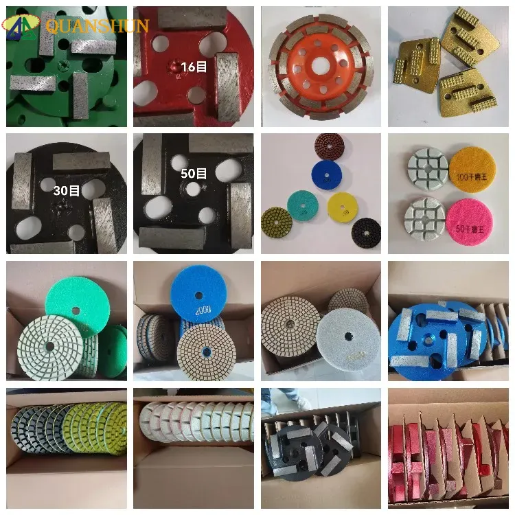 4 Inch 100mm Universal Diamond Grinding Plates with Single Pin Diamond Polishing Disc for Concrete and Terrazzo Floor 4 Inch 100mm Universal Diamond Grinding Plates with Single Pin Diamond Polishing Disc for Concrete and Terrazzo Floor